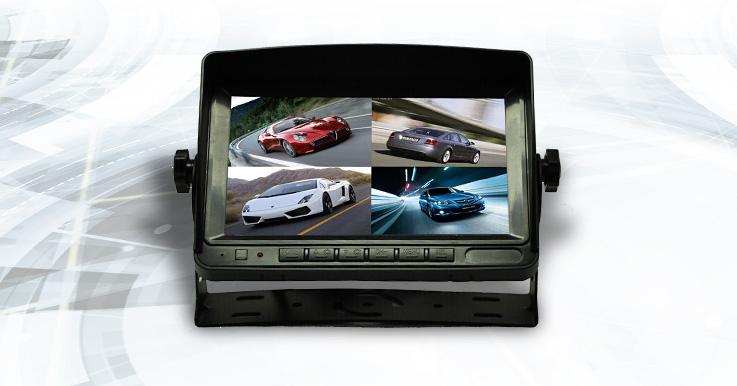 1CH – 7 inch HD vehicle camera monitors – 800×480 RGB resolution – VGA output